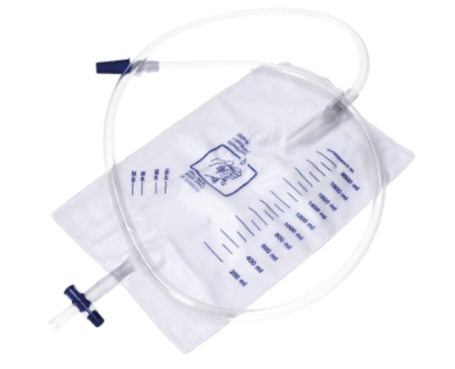 Сечоприймач, 2000мл., з Т-подібним клапаном, з портом для відбору проб, стерильний, довжина трубки 150см